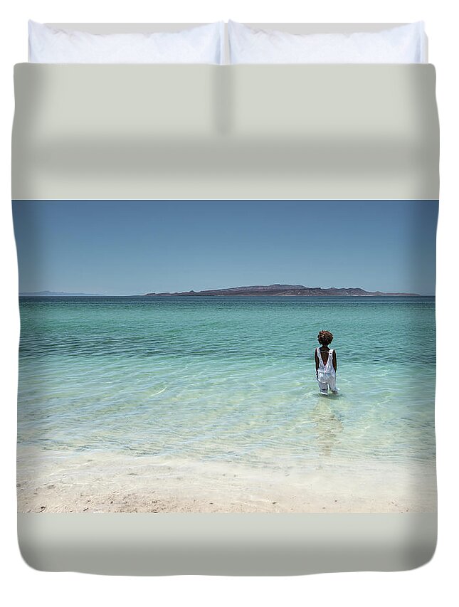 Baja Duvet Cover featuring the photograph Lost in the Sea of Cortez by Art Atkins
