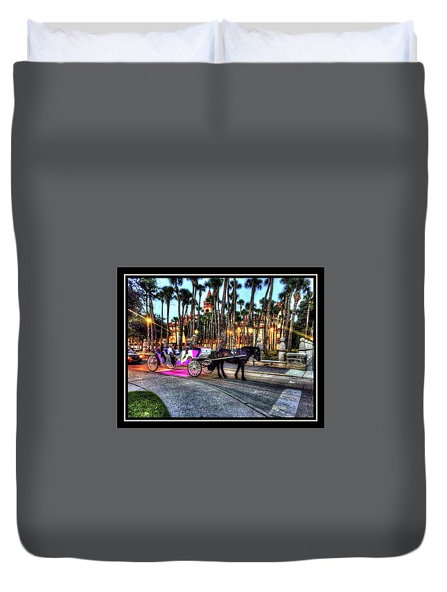 Saint Augustine Duvet Cover featuring the photograph Love and St Augustine by Steven Lebron Langston