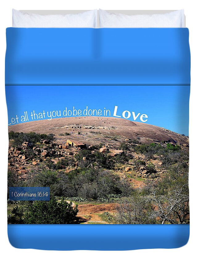  Duvet Cover featuring the photograph Love6 by David Norman
