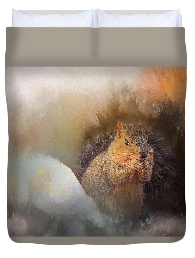 Theresa Campbell Duvet Cover featuring the photograph Lovely Sibyl by Theresa Campbell