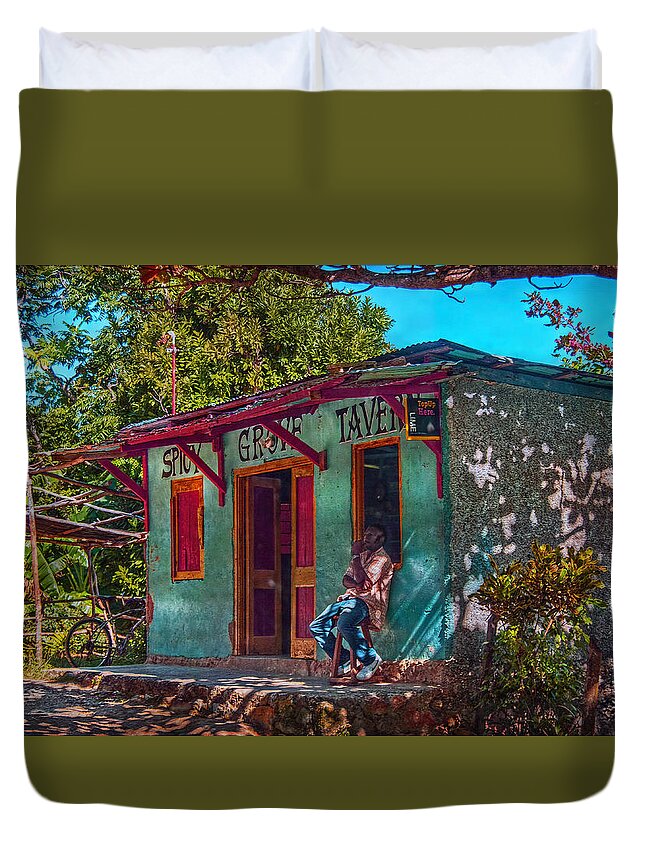 Spicy Grove Tavern Duvet Cover featuring the photograph Lull by Hanny Heim