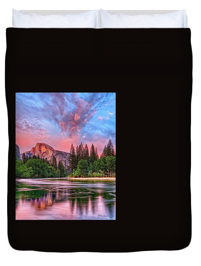 Yosemite Duvet Cover featuring the photograph Magical Yosemite by Beth Sargent