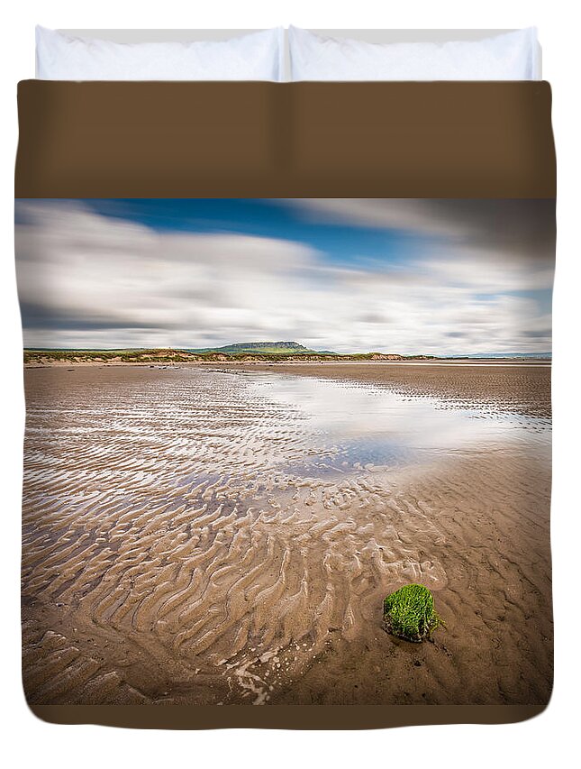 Lough Duvet Cover featuring the photograph Magilligan Point by Nigel R Bell