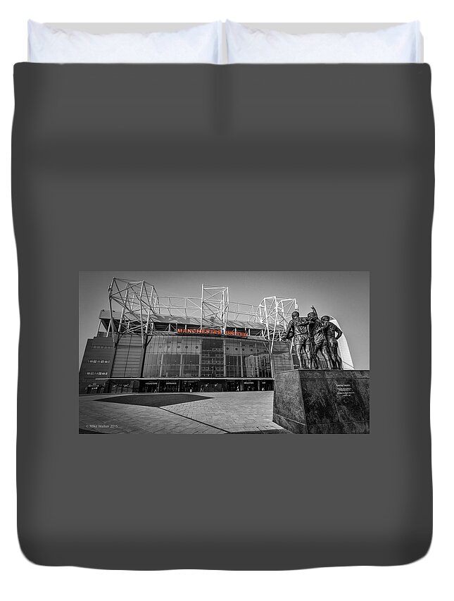 Manchester United Old Trafford Duvet Cover For Sale By Mike Walker