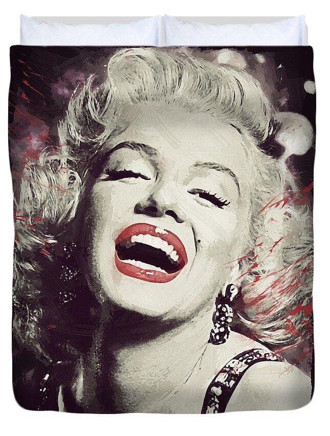 Marilyn Monroe Duvet Cover For Sale By Afterdarkness