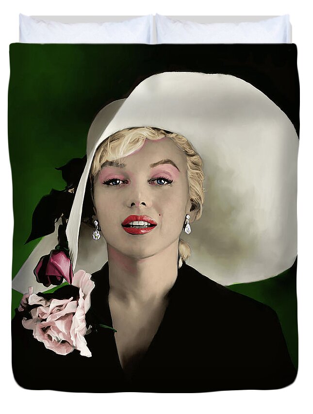 Marilyn Monroe Duvet Cover For Sale By Paul Tagliamonte