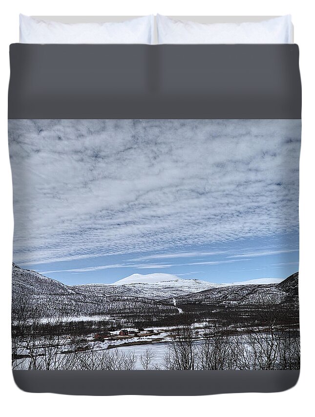 May Duvet Cover featuring the photograph May in the Arctic by Pekka Sammallahti