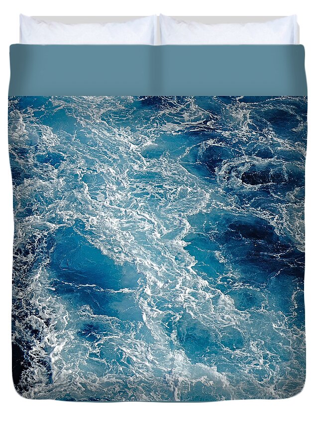 Mediterranean Sea Duvet Cover featuring the photograph Mediterranean Sea Art 108 by Rick Rosenshein