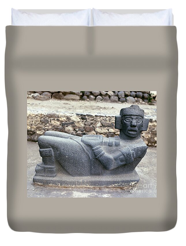10th Century Duvet Cover featuring the photograph Mexico: Toltec Altar by Granger