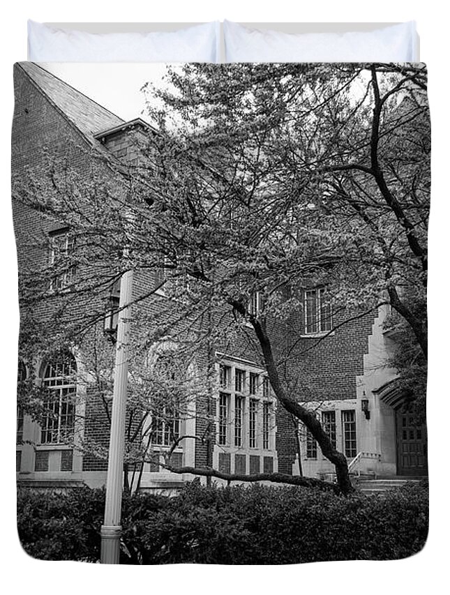 Michigan State University Duvet Cover featuring the photograph Michigan State University Spring 2 by John McGraw