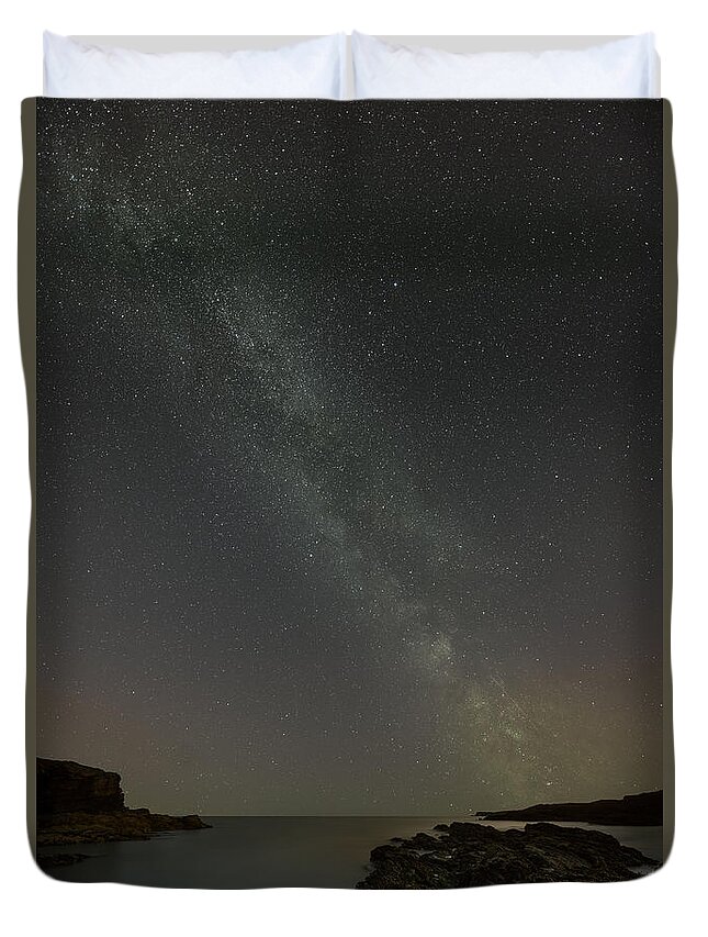 Milky Way Duvet Cover featuring the photograph Milky Way by Andy Astbury