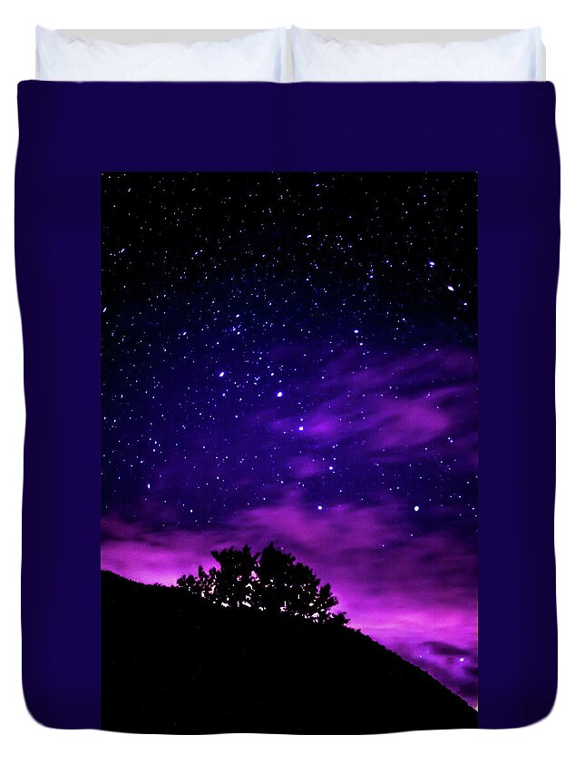 #jefffolger Duvet Cover featuring the photograph Milky way rising by Jeff Folger