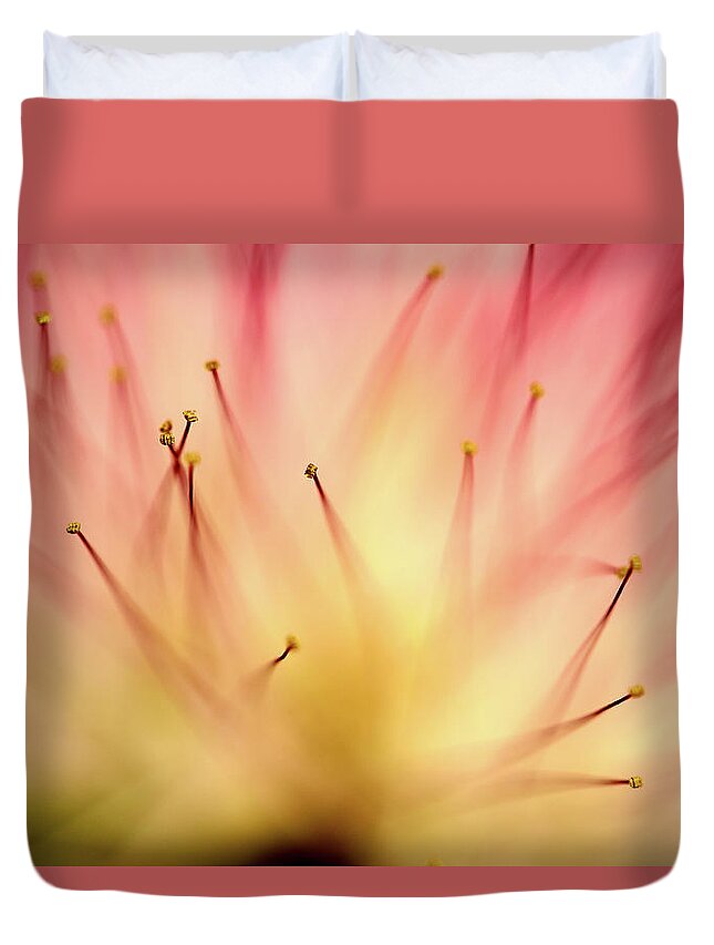 Mimosa Duvet Cover featuring the photograph Mimosa 4 by Mike Eingle