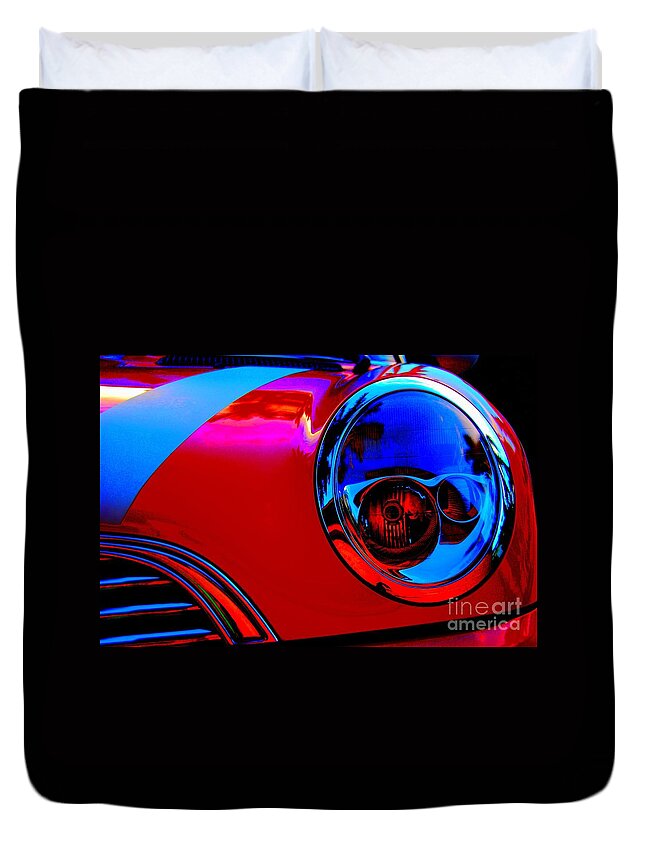 Car Duvet Cover featuring the photograph Mini by Lorenzo Cassina