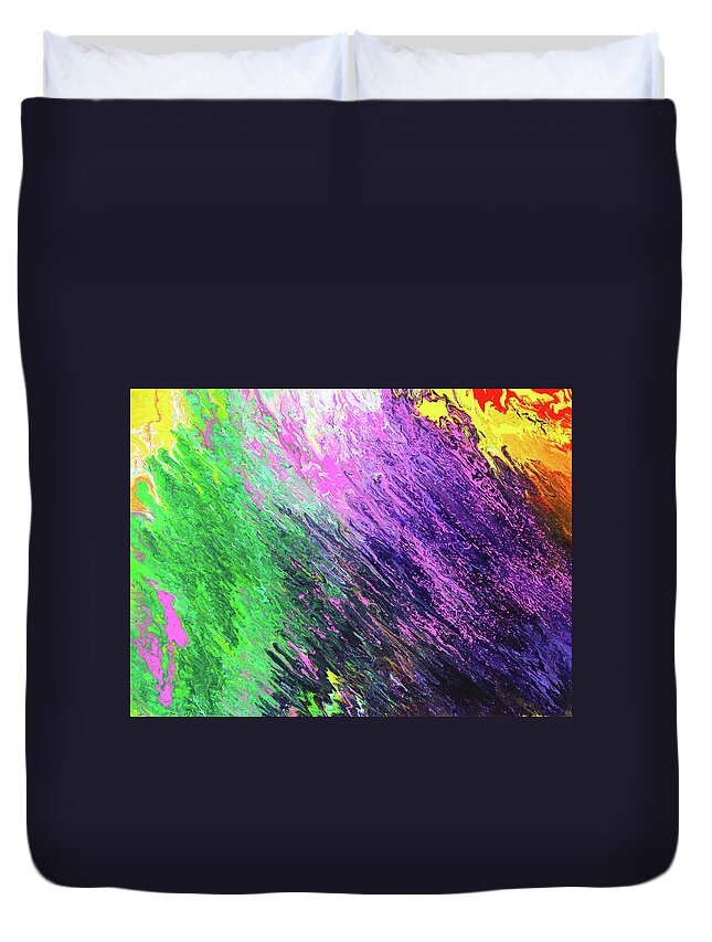 Fusionart Duvet Cover featuring the painting Miracle by Ralph White