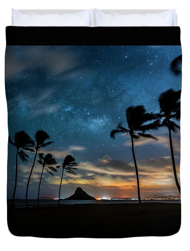 Tropical Duvet Cover featuring the photograph Hawaiian Stardust by Sean Davey