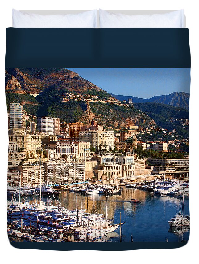 Europe Photograph Duvet Cover featuring the photograph Monte Carlo by Tom Prendergast
