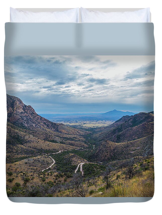Photography Duvet Cover featuring the photograph Montezuma Pass by Joe Kopp