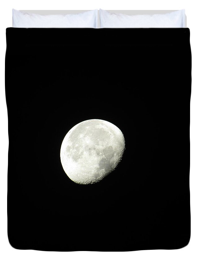 Moon Duvet Cover featuring the photograph Moon Light by Robert Knight