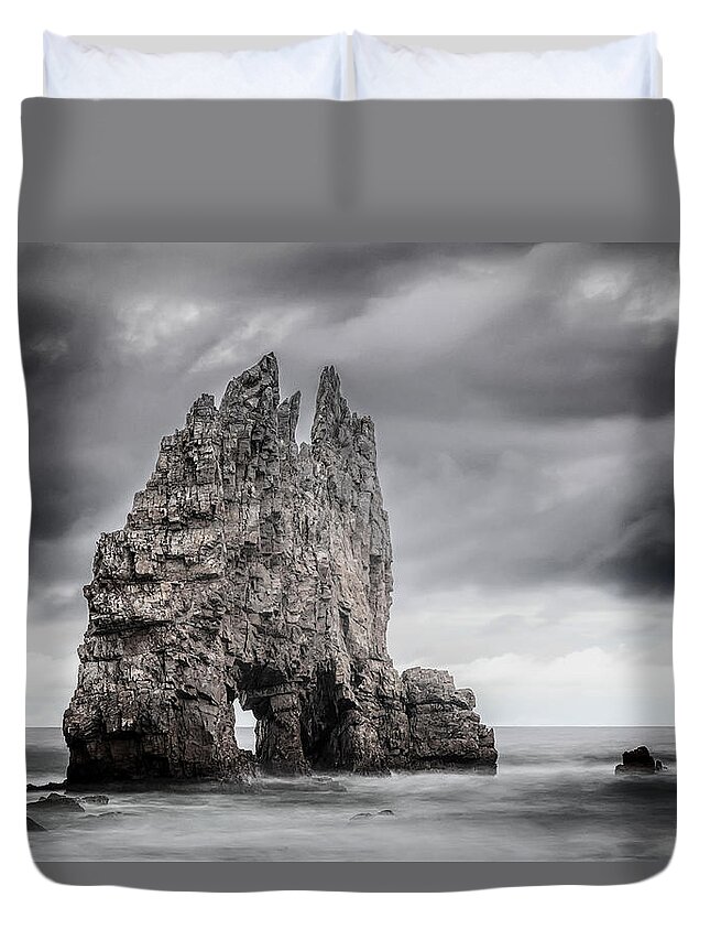 Asturias Duvet Cover featuring the photograph Mordor by Evgeni Dinev
