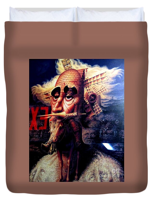  Duvet Cover featuring the photograph More Than Just A Man by Kelly Awad