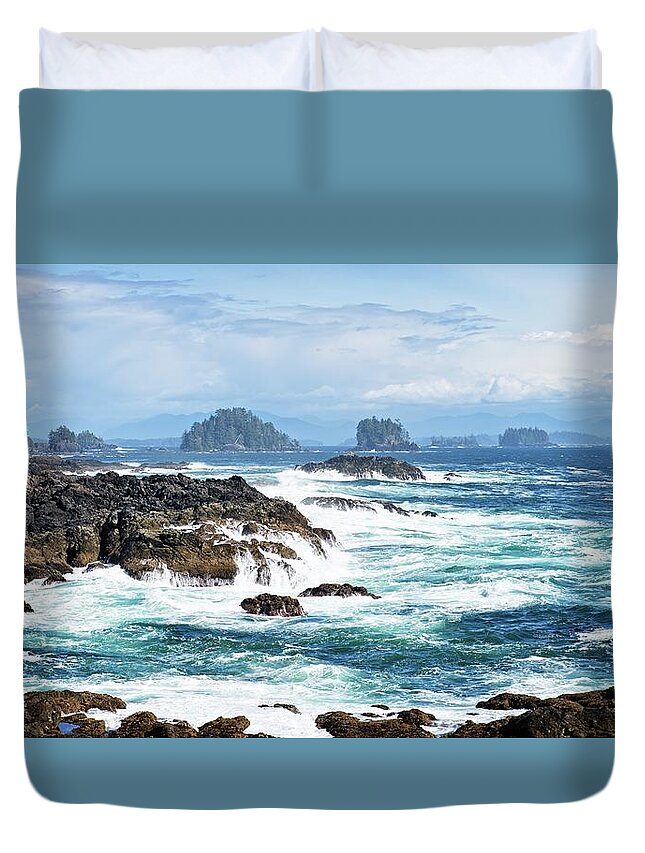 Tofino Duvet Cover featuring the photograph More Than This by Allan Van Gasbeck