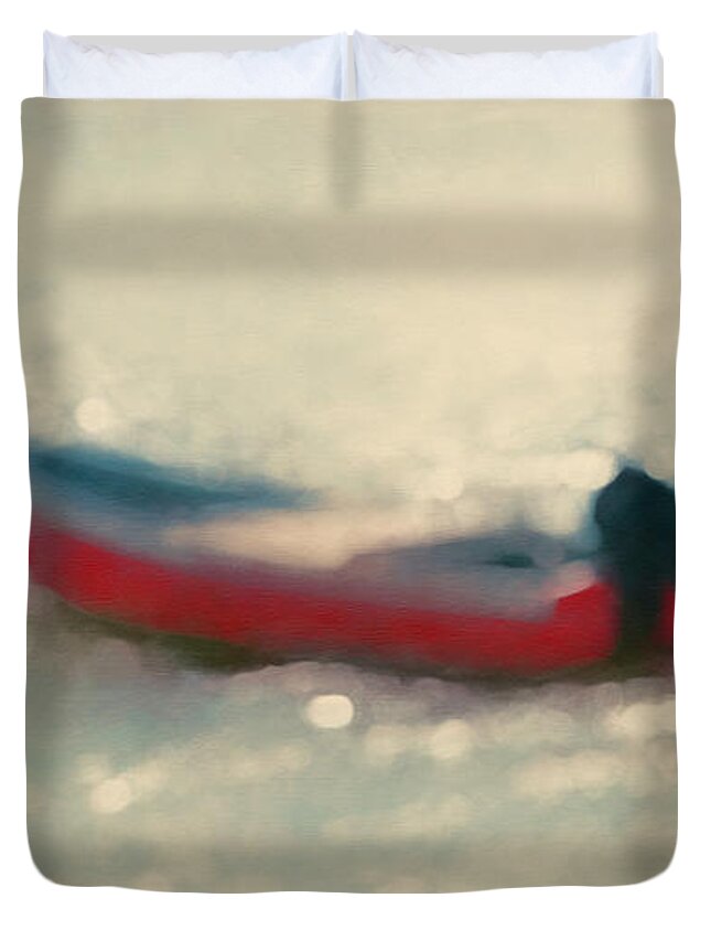 Cape Cod Duvet Cover featuring the photograph Morning at the Cove by Kate Hannon