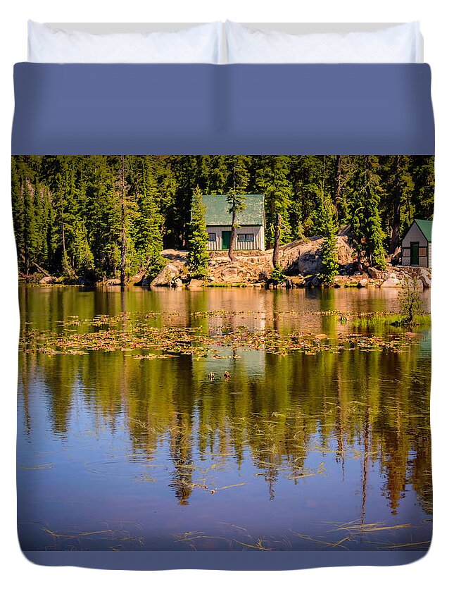 El Dorado County Duvet Cover featuring the photograph Mosquito Lake California 95223 by LeeAnn McLaneGoetz McLaneGoetzStudioLLCcom