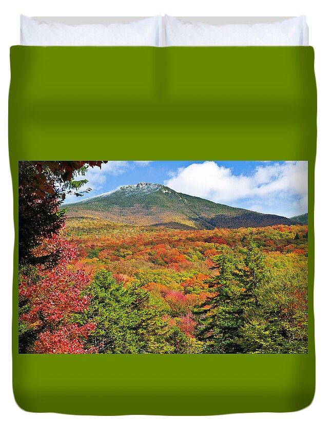 Mount Liberty Duvet Cover featuring the photograph Mount Liberty by David Freuthal