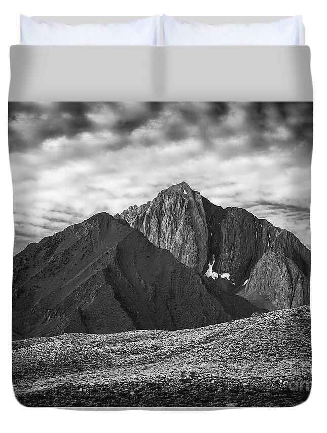 Sierras Duvet Cover featuring the photograph Mount Morrison by Anthony Michael Bonafede
