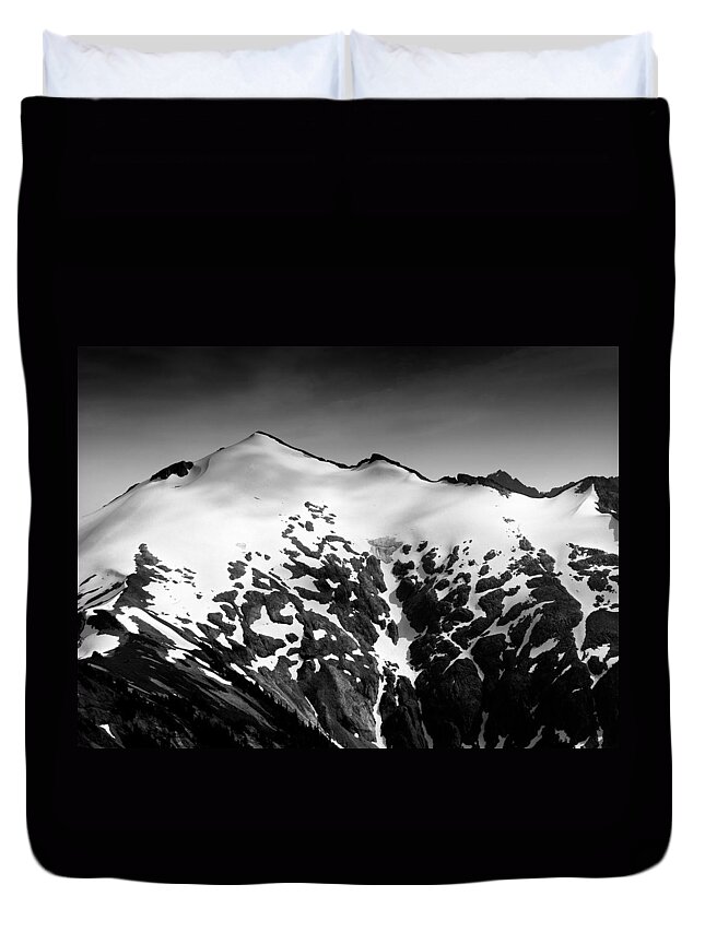 Mt. Ruth Duvet Cover featuring the photograph Mount Ruth in the Washington Cascade Mountains by Brendan Reals