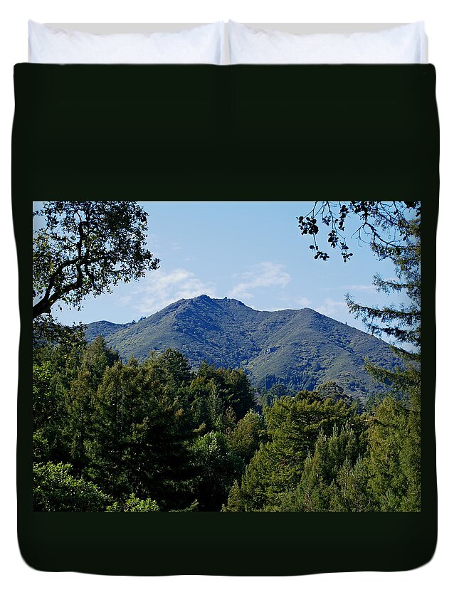 Mount Tamalpais Duvet Cover featuring the photograph Mount Tamalpais by Ben Upham III