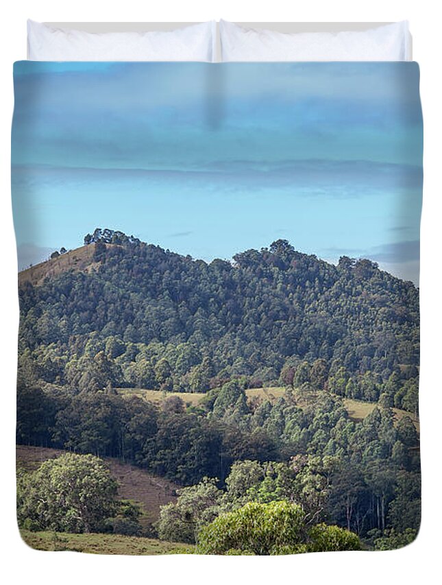 Australia Duvet Cover featuring the photograph Mountains Of The Hunter by Az Jackson