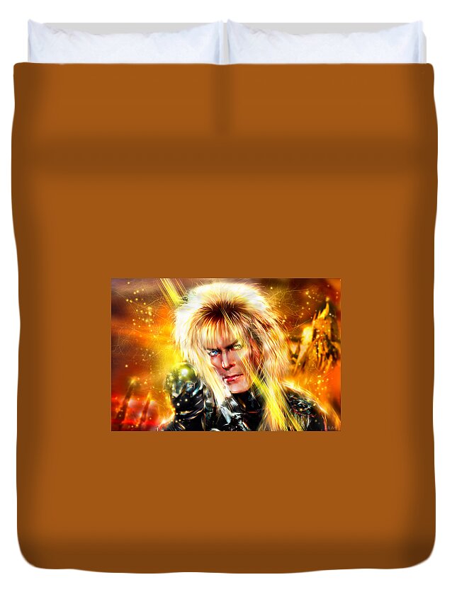Movie Duvet Cover featuring the digital art Movie by Maye Loeser