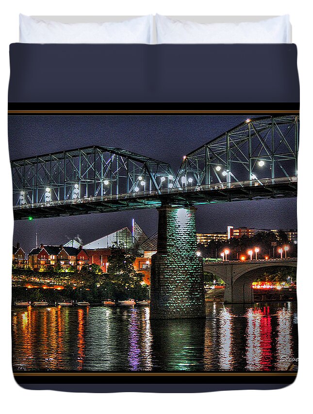 Chattanooga Duvet Cover featuring the photograph My Chattanooga by Steven Lebron Langston