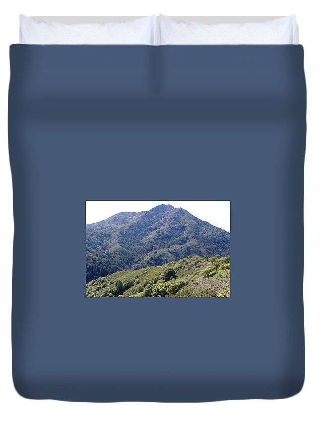 Mount Tamalpais Duvet Cover featuring the photograph My Favorite Mountain by Ben Upham III
