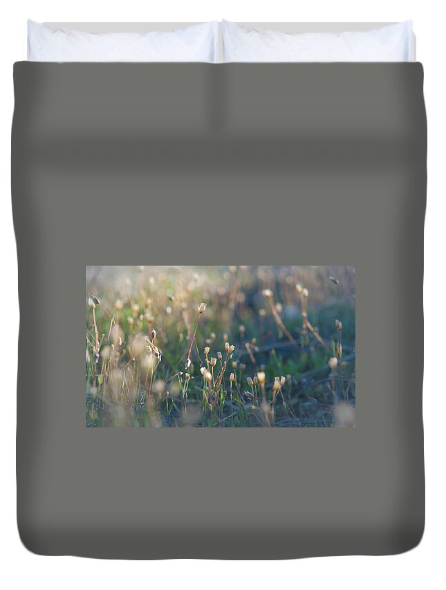 Nature Duvet Cover featuring the photograph My Field 1 by Rick Mosher