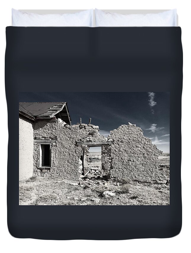 Abandoned Duvet Cover featuring the photograph Mystery Ranch No. 20 by Brad Hodges