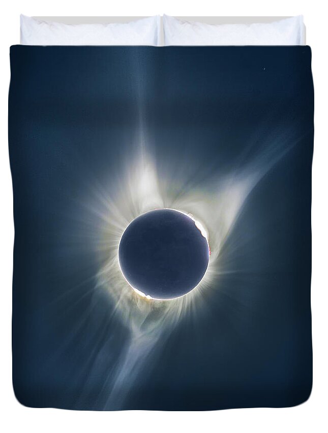  Duvet Cover featuring the photograph Mystic Eclipse by Ralf Rohner