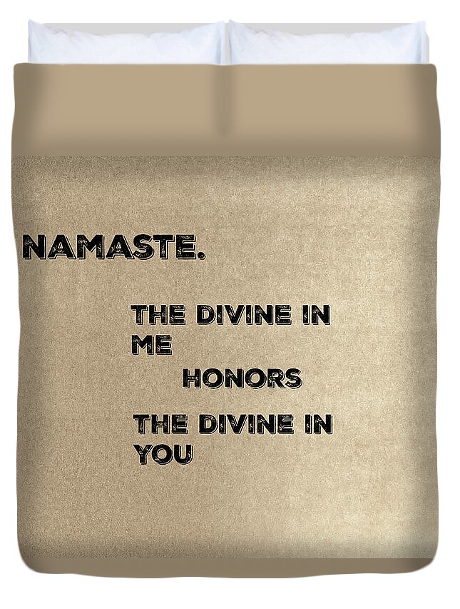 Namaste Duvet Cover featuring the photograph Namaste #2 by Joseph S Giacalone