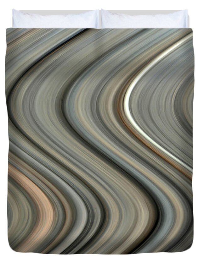 Illusions Duvet Cover featuring the photograph Natural Curves by Whispering Peaks Photography