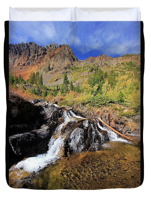 Autumn Duvet Cover featuring the photograph Nature Flows Within Us by Sean Sarsfield