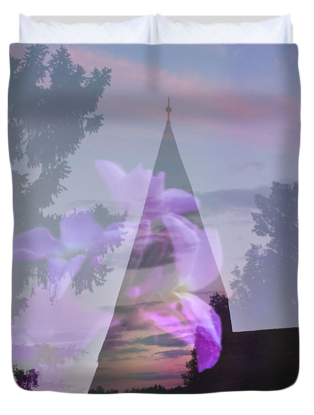 Church Duvet Cover featuring the photograph Nature is my Church by Ellery Russell