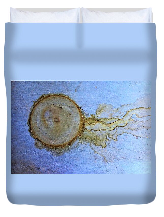 Nature's Duvet Cover featuring the photograph Nature's Abstract by Bill Tomsa