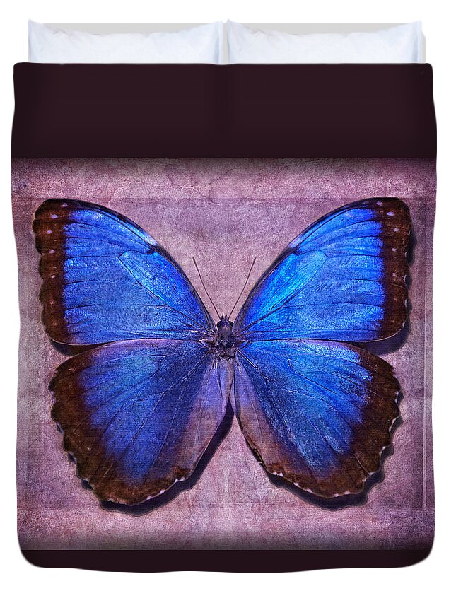Butterfly Duvet Cover featuring the photograph Nature's Angels II by Leda Robertson