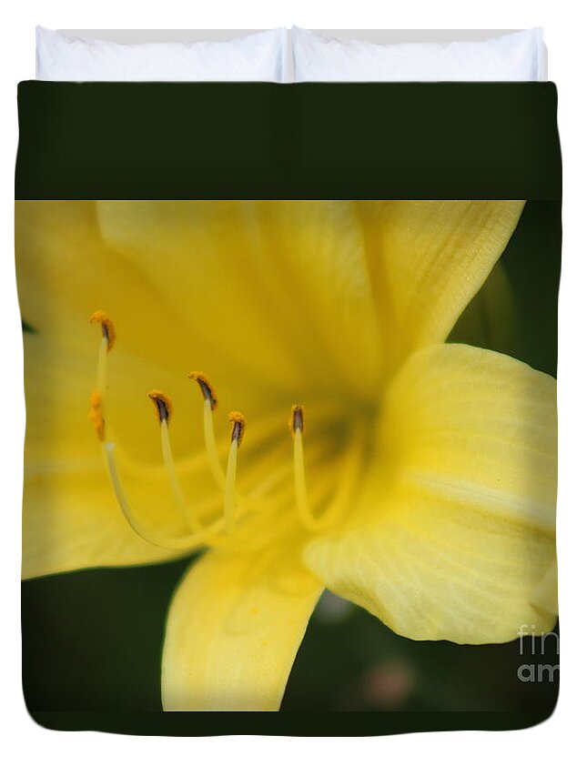 Yellow Duvet Cover featuring the photograph Nature's Beauty 38 by Deena Withycombe
