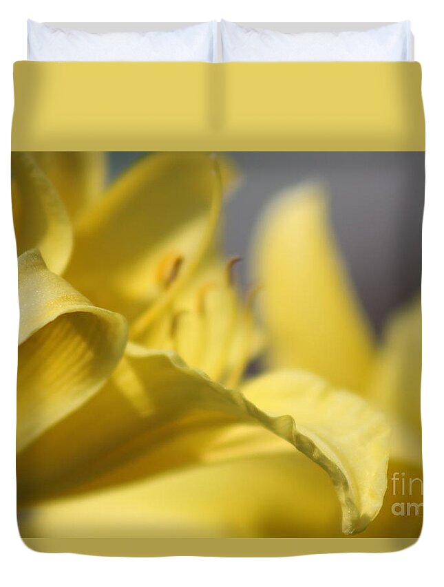 Yellow Duvet Cover featuring the photograph Nature's Beauty 48 by Deena Withycombe