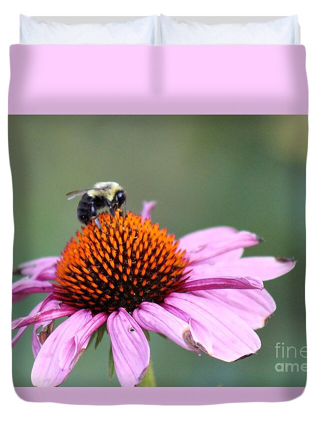 Pink Duvet Cover featuring the photograph Nature's Beauty 72 by Deena Withycombe