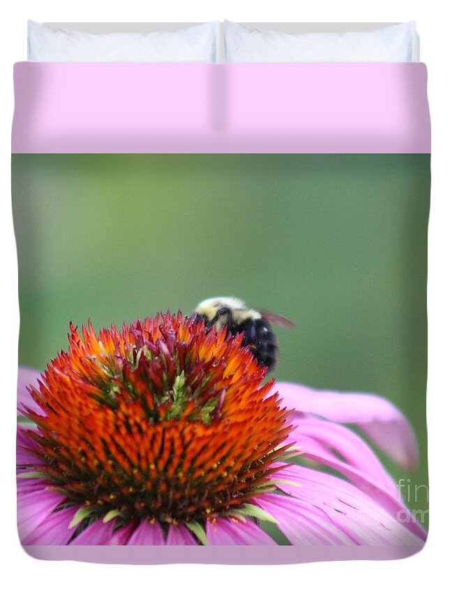 Pink Duvet Cover featuring the photograph Nature's Beauty 73 by Deena Withycombe
