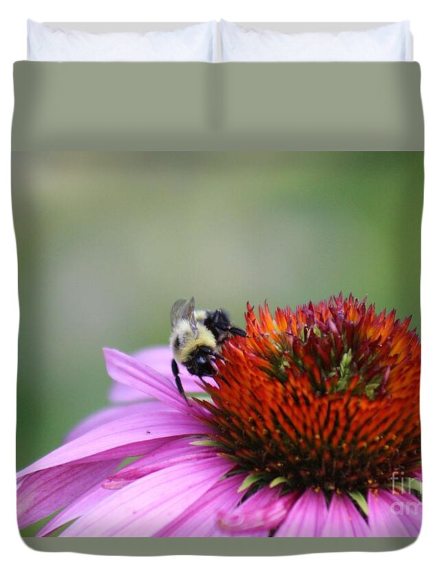 Pink Duvet Cover featuring the photograph Nature's Beauty 76 by Deena Withycombe